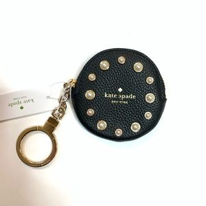 Kate Spade Leather and Pearl Coin Purse